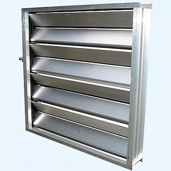 4C 300х300 Airone алюминиевый клапан для регулирования расхода воздуха для алюминиевого диффузора 4VA 450х450