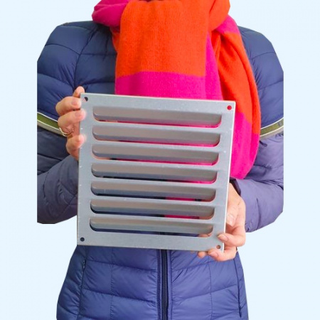 РМ 200х200 оцинкованная Решётка вентиляционная металлическая