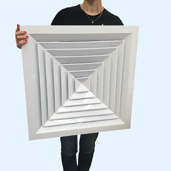 4 CA 600*600 Shuft Потолочная алюминиевая решетка