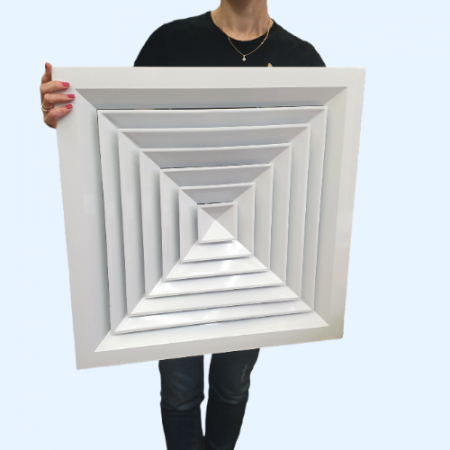 4 CA 600*600 Shuft Потолочная алюминиевая решетка