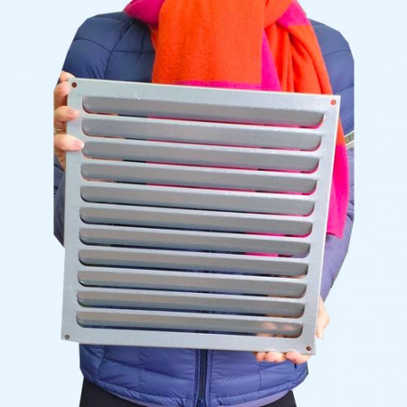 РМ 300х300 оцинкованная Решётка вентиляционная металлическая