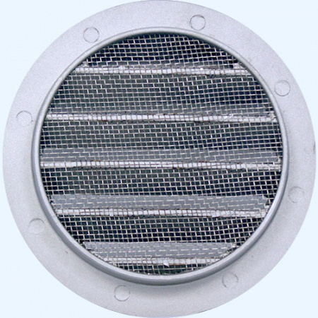 10РКМ фланец D100 сетка D125 алюминий ERA STREETLINE Решетка вентиляционная РКМ
