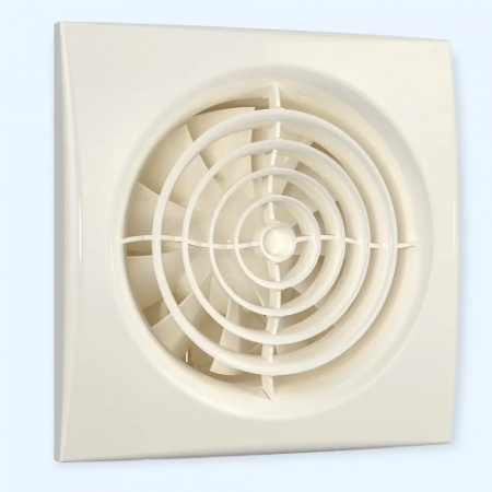 AURA 5C Ivory DICITI Вентилятор накладной D125 обр.клапан
