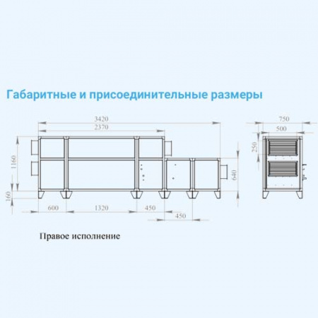 2000 Aqua RP F PB Breezart Приточно-вытяжная установка с рекуператором и фреоновым охладителем