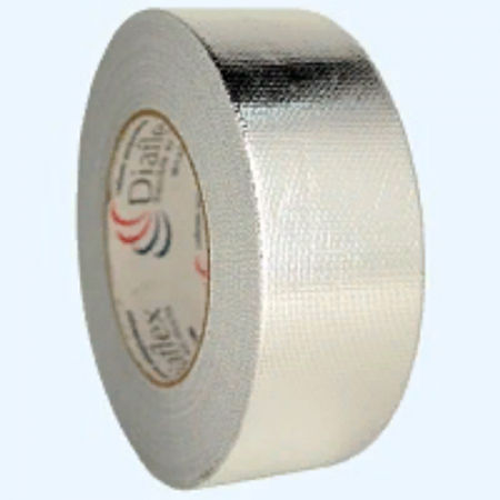 ALU-SH Диафлекс Алюминиевая лента-скотч на основе из стекловолокна