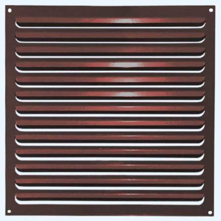 РМ 700х750 коричневая Решётка вентиляционная металлическая