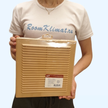 2525Р Beige (бежевый) ERA Решетка вентиляционная Р сетка разъемная 249х249 пластик