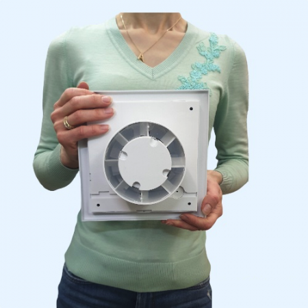 SILENT-100 CZ SILVER DESIGN Soler&Palau Накладной бытовой вентилятор