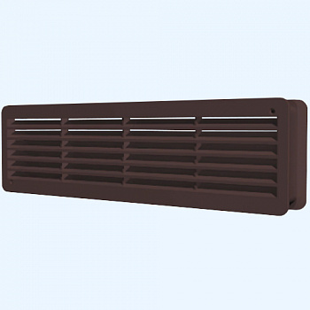 4513ДП Brown (коричневый) 450х131 ERA Вентиляционная пластиковая переточная дверная решетка 4513ДП Brown (коричневый) 450х131 ERA Вентиляционная пластиковая переточная дверная решетка