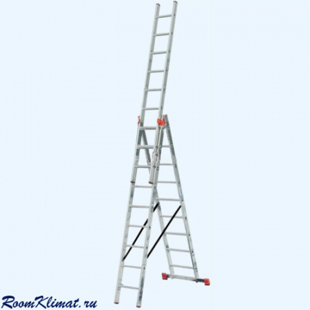 KRAUSE MONTO TRIBILO 3х8 (129741) Лестница трехсекционная универсальная с возможной установкой на лестничном марше
