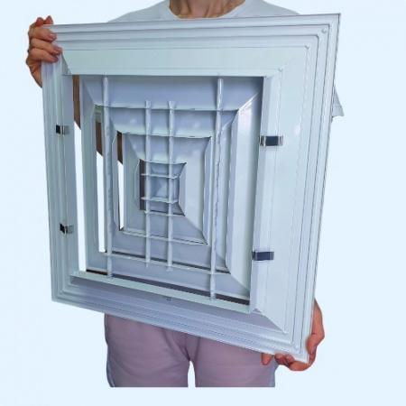 4 CA 450*450 Shuft Потолочная алюминиевая решетка