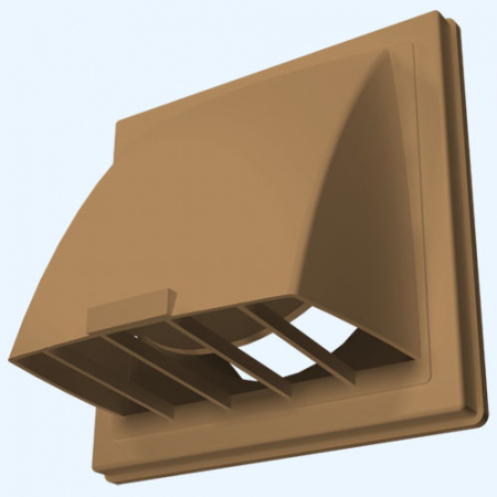 1919К15.16ФВ Выход стенной КФВ фланец D150/160 обр.клапан 190х190 ASA Beige (бежевый) ERA STREETLINE