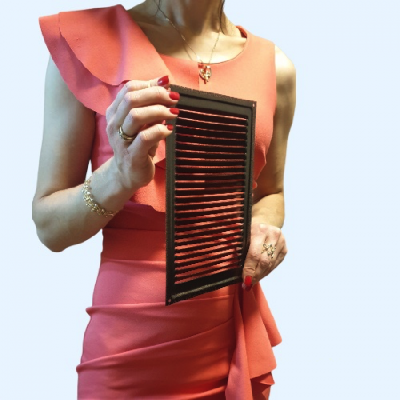 160х230 медь Решётка металлическая без бортика