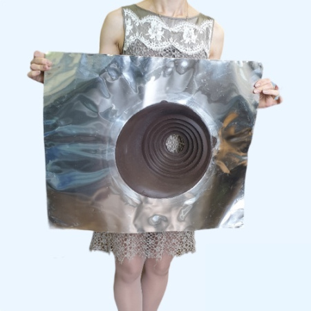 Манжета кровельная угловая из термостойкой резины коричневая № 1 (75-200 мм) EPDMп