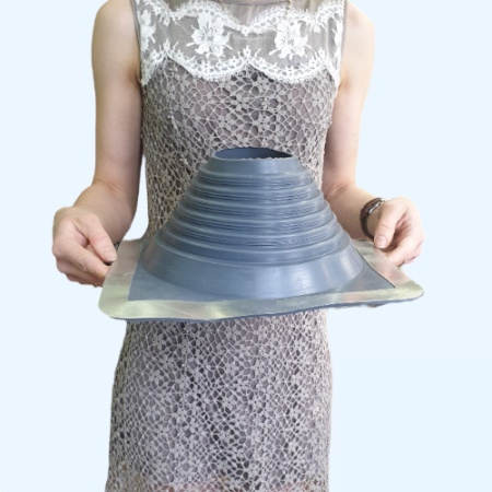 Манжета кровельная прямая №5 серая EPDM (102-178 мм)