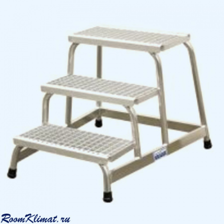 Монтажная подставка с решетчатыми ступенями Krause 3 ступени (805331)