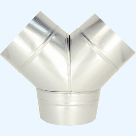 Тройник-штаны оцинкованный Y 160 Ц