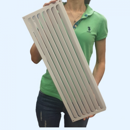 РМ 600х200 белая Решётка вентиляционная металлическая