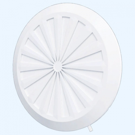 10RKU ERA Решетка вентиляционная RKU фланец D90-160 регулируемая D180 пластик