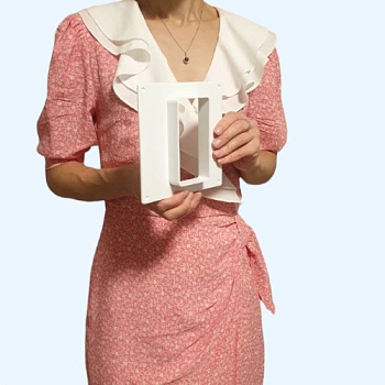 511ПТП ERA Площадка торцевая ПТП фланец 55х150 150х150 пластик