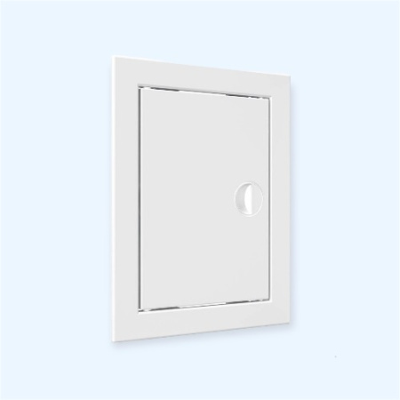 Л1520Р Люк ревизионный ЛР фланец 146х196 ручка 168х218 пластик EVECS