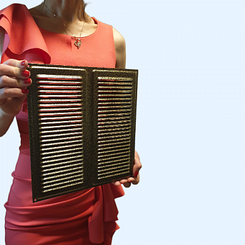 250х250 бронза Решётка металлическая без бортика