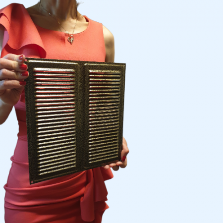 250х250 бронза Решётка металлическая без бортика