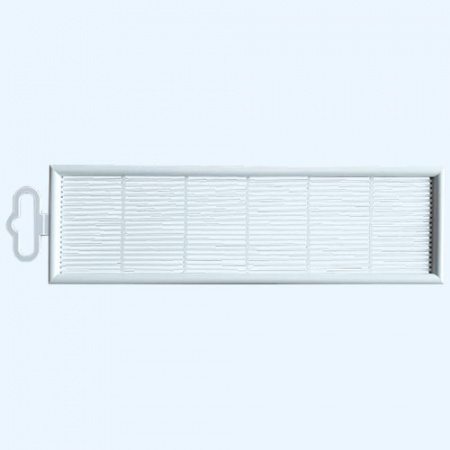 2307ДП ERA  фланец 220х60 переточная 227х67 Решетка вентиляционная ДП пластик