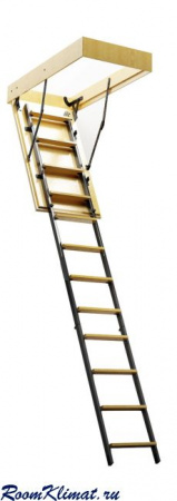 ЧЛ-4 700х1200 L-2800 мм Лесенка Комбинированная чердачная лестница встраиваемая в потолок