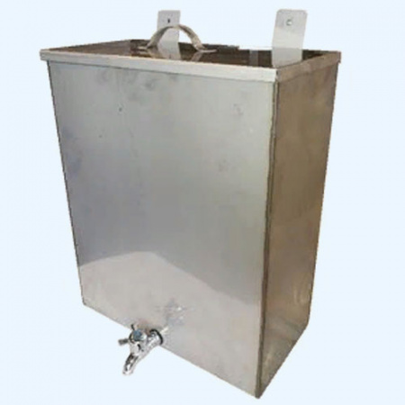 Бак для воды накопительный 40л с краном без ТЭНа глянцевый