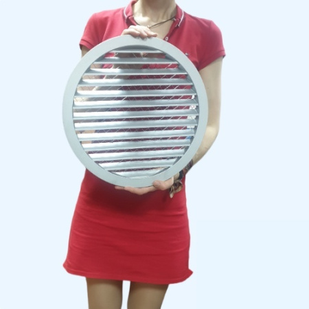 PGC 315 Shuft круглая наружная алюминиевая решетка