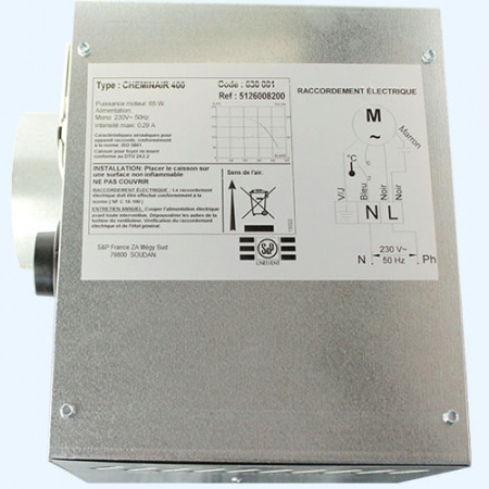Cheminair 400 Soler&Palau Вентилятор жаростойкий Cheminair 400 Soler&Palau Вентилятор жаростойкий