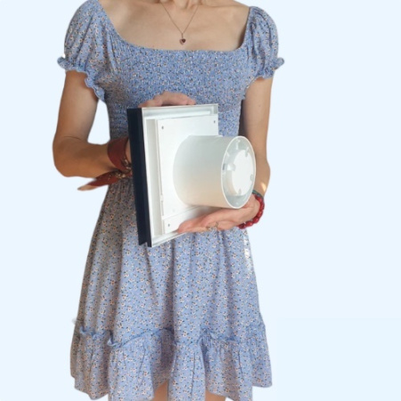 SILENT-100 CZ MATT BLACK DESIGN 4C Soler&Palau Накладной бытовой вентилятор