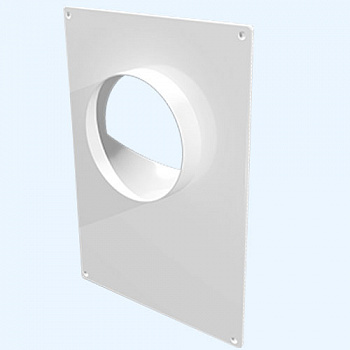 120ПТП ERA Площадка торцевая ПТП фланец D120 180х250 пластик