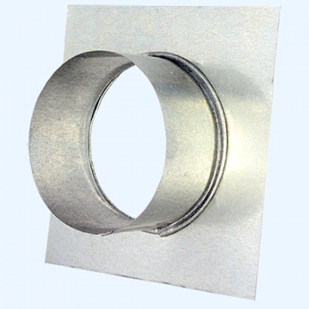 Фланец (площадка) оцинкованный 100 Ц