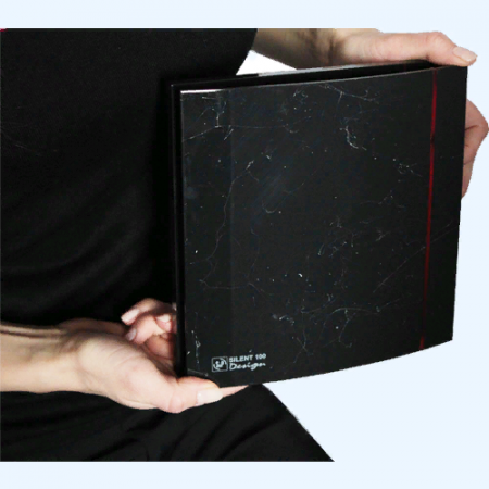 SILENT-100 CRZ MARBLE BLACK DESIGN-4C Soler&Palau Накладной бытовой вентилятор
