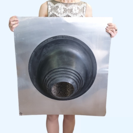 Манжета черная № 2 (180-280 мм) EPDMп кровельная угловая из термостойкой резины