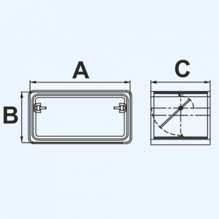 511СКПО ERA Соединитель СКПО 55х110 обр.клапан пластик