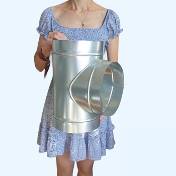 Тройник оцинкованный 200 Ц