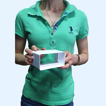 511СКП 110х55 ERA Соединитель СКП 55х110 пластик