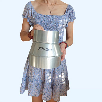 Редуктор (переход) оцинкованный 200/150 Ц