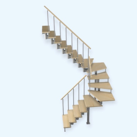 Спринт 180 4/0/7 (h 3060-3240) Лесенка Модульная лестница поворот на 180С