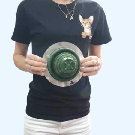 Манжета кровельная прямая №2 зеленая EPDM (45-75 мм)