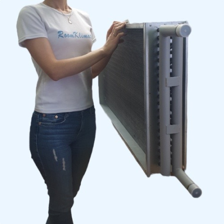 WHR 1000*500-3 Shuft водяной нагреватель для прямоугольного канала