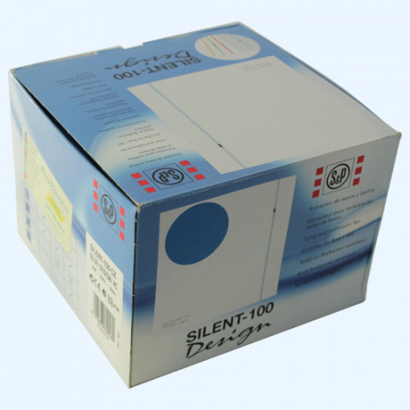 SILENT-100 CZ BLUE DESIGN-4C Soler&Palau Накладной бытовой вентилятор