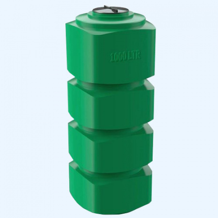 F 1000 зелёный Полимер пластиковый бак емкость для воды