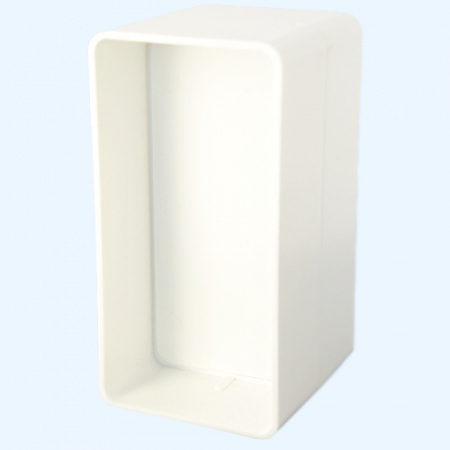 Соединитель-муфта для плоского пластикового воздуховода ВЕНТС 120х60 с клапаном (7171)