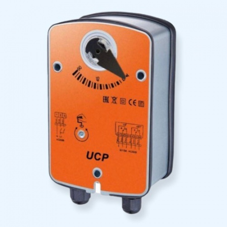UB(230)-10T UCP Электропривод с возвратной пружиной для противопожарных клапанов