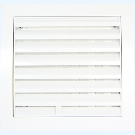 Europlast N10R белая Вентиляционная пластиковая решетка