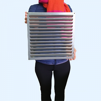 РМ 400х400 оцинкованная Решётка вентиляционная металлическая